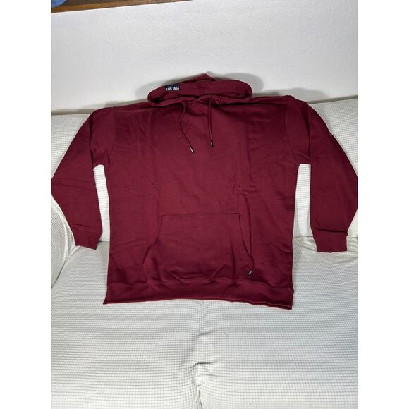 Dixxon Flannel Co Men's Pullover Hoodie w/ Front Pocket, Red Wine, Size 2X, NWT - Picture 1 of 5